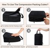 14 PCS Compression Packing Cubes Set - 8 Sizes inc