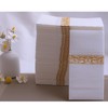 YIDUHAO YIDUHAO Disposable Linen Feel Napkins,Decorative Wedding Napkins,Built-in Flatware Pocket,Folded