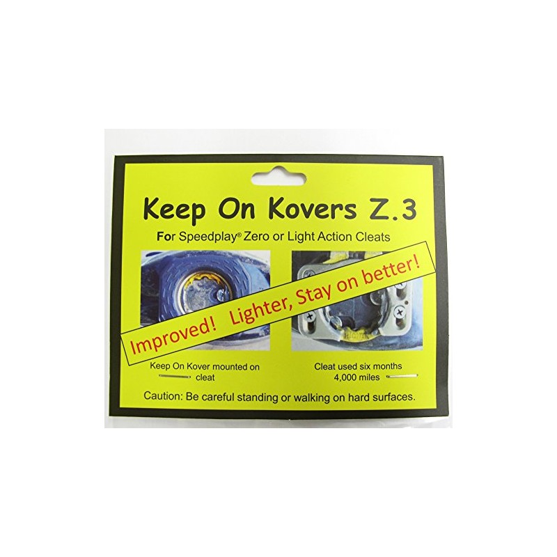 keep on kovers Z.3 スピードプレイ専用 耐久性UP 穴開きクリートカバー ZERO/LIGHT ACTION対応