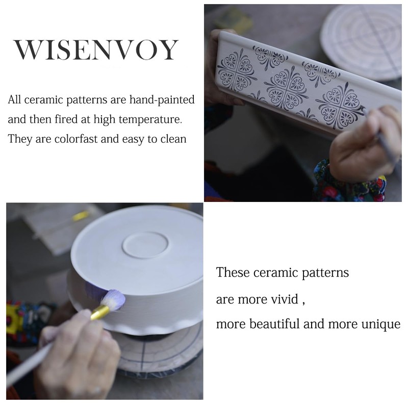 Wisenvoy Baking Dish 8x8 Baking Pan Brownie Pan Casserole Dish