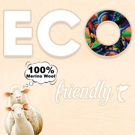 DANA XU 100% Merino Wool Extra Large Pashmina Blanket Travel Scarf Cashmere Wrap for Women Fall Winter Oversize Shawl Floral