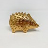 Bright Gold Animal Drawer Knobs - Dresser Cabinet (3. Hedgehog)