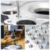 sourcing map 2pcs Straight Flute Screw Taps 1/4-28 UNF 2B