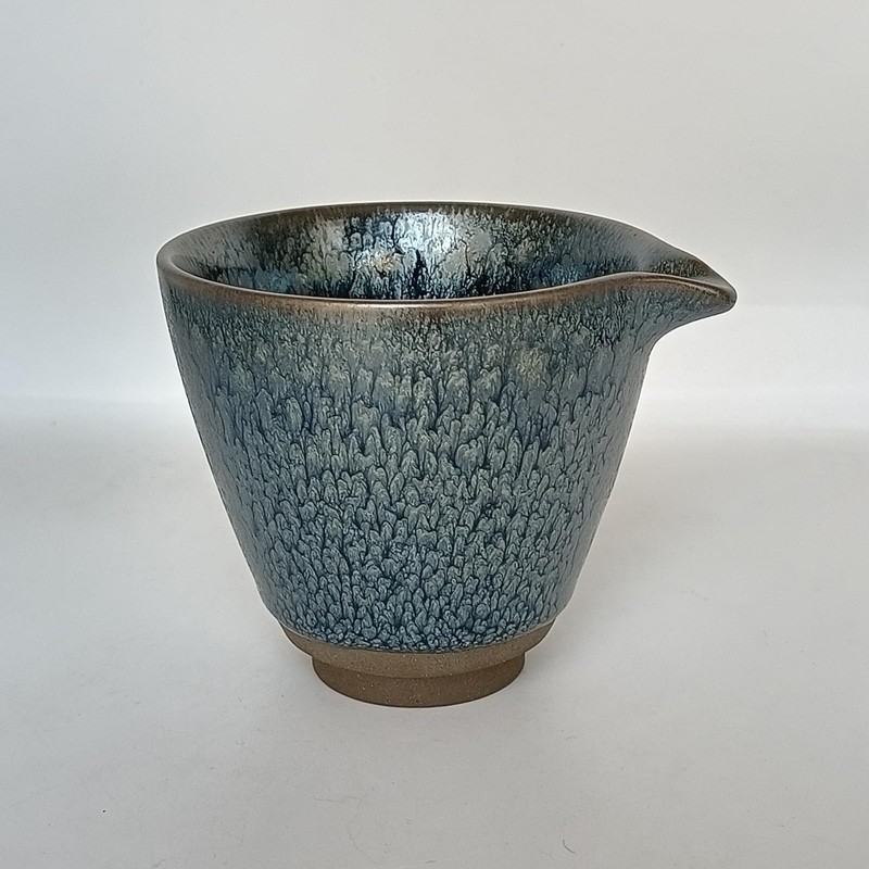 Apingjenz Ceramic Tea Sharing Cup, Kungfu Tea Pitcher, Tenmoku Teapot