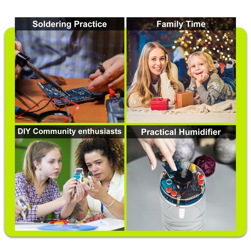 Humidifier Soldering Project Kit, OLED Display Soldering Project with Temperature
