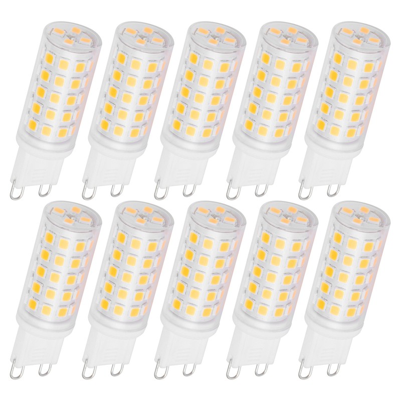 10PCS G9 Base LED Light Bulb 4W 54LED BiPin Bulb