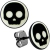 Body Candy Stainless Steel Simple Skull Glow in the Dark