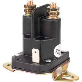 BlueStars 435-700 Starter Solenoid 3 Terminal 12V - Compatible with Husqvarna Most Riders Zero Turn mowers 539101714 Trombetta 812-1221-211 854-1221-210 Bobcat John Deere MTD 93265-9 93265WR 93265-WR