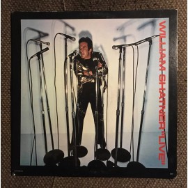 William Shatner autographed LP double record set with poster from 1976 Hofstra U