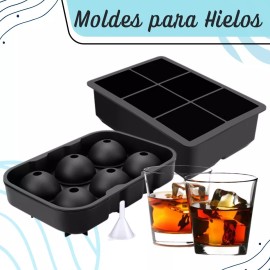 Universo en Linea Bandeja Cubo De Hielo Espacios Circulo Cubo Silicon 2 En 1
