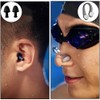 Nose Clip, Nose Plugs, Swimming Ear Plugs, Set of 2,