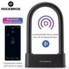 ROCKBROS Bike U Shape Lock Smart Bluetooth Fingerprint Lock Phone
