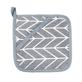 DMZK 4 Pieces Pot Holders with Pocket, Large Cotton Pot Holders Square Heat Resistant Coaster Potholders, Oven Mitts with Pocket for Cooking & Baking