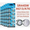 Unbranded 10-50Pcs AG13 LR44 A76 357 357A LR1154 SR1154 SR44