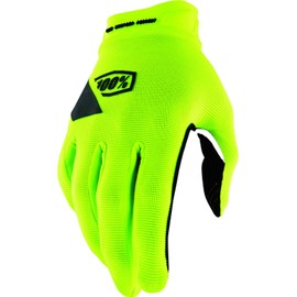 100% RIDECAMP Gel Yellow XL Glove, Unisex Adults, Multicoloured, One Size