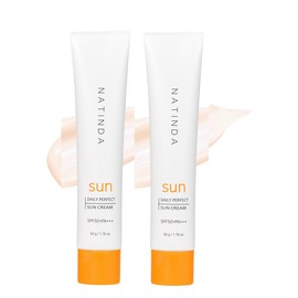 Natinda [1+1] White cast-free sunscreen daily perfect sunscreen 50g hiking golf outdoor activities / [1+1] 백탁없는 자외선 차단제 데일리 퍼펙트 선크림 50g 등산 골프 야외활동