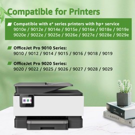 GREENSKY 962xl Ink Cartridges Compatible with HP 962xl Ink Cartridges Combo Pack Compatible with HP Officejet Pro 9015e 9015 9010 9018e 9025e 9018 9020 9025 9012 Printer (Black, Cyan, Magenta, Yellow)