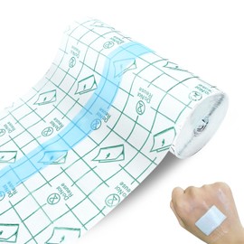 Waterproof Film Roll Protective Film Dressing 1 Roll (15cm×5m) Non-irritating, Skin-friendly Ultra Zero Feel Ultra-thin Protection for Scratches, Post-surgery, Tattoos Waterproof for Bathing, Swimming