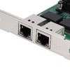 Network Card PCIE X4 Rj45 10/100/1000Mbps Gigabit Dual Port Electric