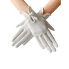 Women's Elegant Bow Pearl Flower Gloves Short Satin Gloves Opera