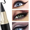 Black Eyeliner Pencil Waterproof Eye Enhancing Stick Solid Thick Gel