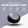Pickleball Paddle Edge Guard Tape (Black, One Size)