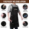 Leather Welding Work Apron - Heat Resistant & Flame Resistant