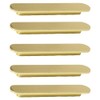 5 Pack Gold Drawer Pulls, 221MM Brushed Gold Cabinet Pulls
