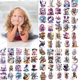 SZINMAGIA 70 Styles Temporary Tattoos Arm Shoulder Tattoos Birthday Party Decoration Supplies Stickers for BBQ Swimming Pool Beach Party