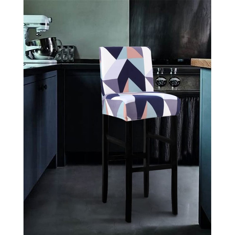 Deisy Dee Stretch Slipcovers Chair Cover for Counter Height Side