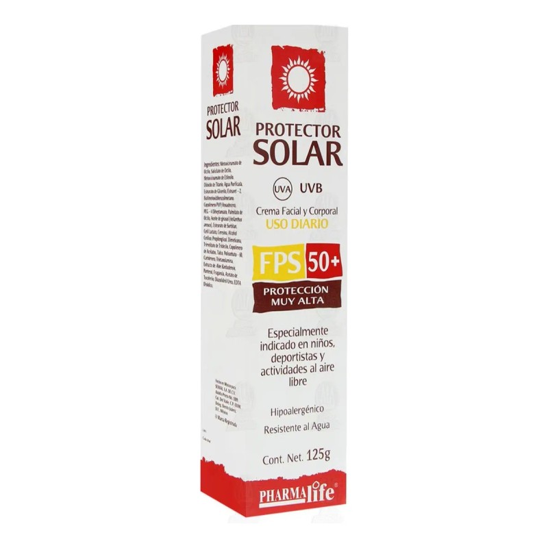 Protector Solar Pharmalife Fps 125 Crema