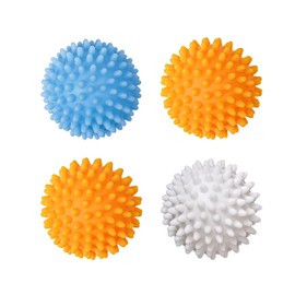 Bienstylife Reusable Laundry Dryer Balls Plastic Fabric Softener Dryer Balls Eco Friendly Alternatives Soften and Fluff Laundry Wrinkle Release… (Golden State)