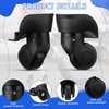 JUVEL 1 Pair of Replacement Wheels for Suitcases – Replacement