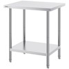 VEVOR Stainless Steel Prep Table, 24 x 30 x 34