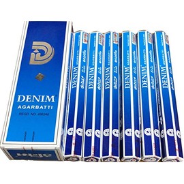 SHASHI: Denim: Hexapack, India, Incense, Stick, 6 Square (20 pieces) x 6 boxes