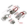3PCS Adjustable Toggle Clamp,Toggle Latch Unlockable,Quick Release Pull Latch Tools,Stainless