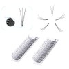 GEMERRY Ready-to-Use Fan Eyelashes, 3D Lashes, Volume, Individual Eyelashes, 0.07