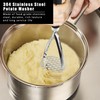 Potato Masher, Potato Masher Heavy, Non-Stick Potato Ricer, Stainless Steel