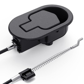 Baridwon - 1 juego de piezas de repuesto para reclinables, mango de liberación reclinable duradero con cable de tracción reclinable, piez...