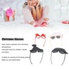 4pcs Santa Claus Cute Christmas Eyeglasses Costume Party Glasses Photography