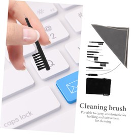 Healeved Portable Tube Brush Cleaning Kit for Hearing Aids Multi-functional Earwax Removal Tools Durable and Materials Carry Accessories for Maintenance