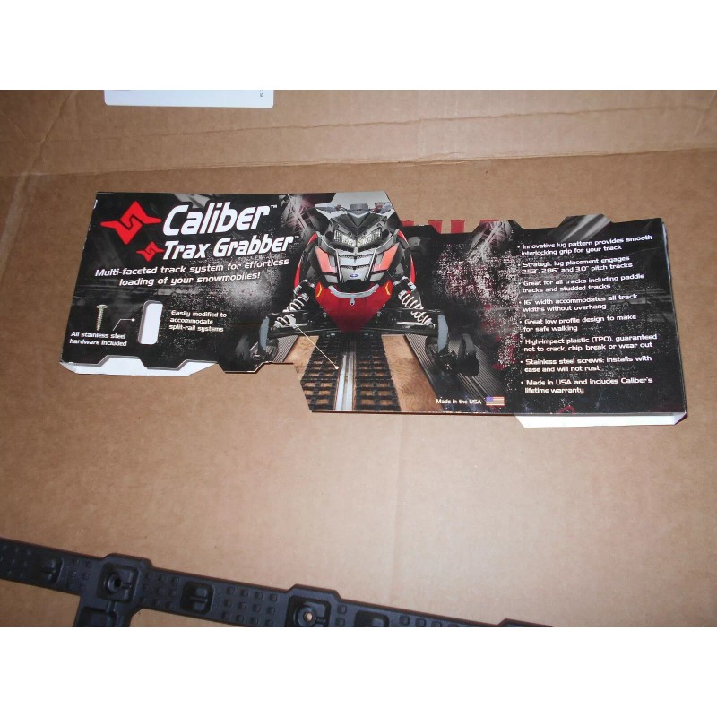 CALIBER TRAX GRABBER SNOWMOBILE, ATV, TRACTION PADS FOR EASY TRAILER