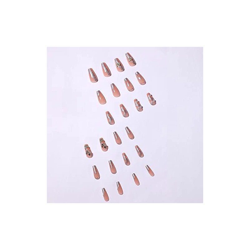 24 pcs Nail Tips, Length Beautiful and Nice High Quality