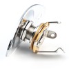 OVSAL 1/4" Guitar Output Jack Socket, Steel Input Jack（Chrome）