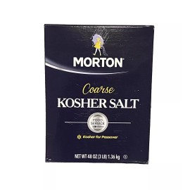 Morton Course Kosher Salt (3lb Box)
