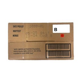 Wornick Meals Ready to Eat,2025 Inspection Date or Better, Emergency Food Supply, Survival Camping Outdoor Meals 12 Pack (B Case, 1, Count)