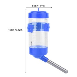 Hamster Water Bottle Small-Sized No Drip Pet Water Feeder Auto Water Dispenser for Pet Small Animal Rabbits Hamster(Blue)