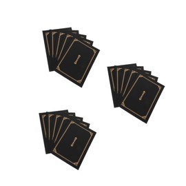 Angoily 15 Pcs Gold Foil Document Protective Covers Certificate Holders Diploma Covers Award Holders for Graduation Office Home Use