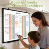 Lockways 36" x 24" Magnetic Chore Chart Board, Dry Erase