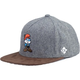 Bavarian Caps Cap Papa Smurf Grey, gray